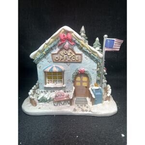Hawthorne Village Holly-Day Greetings Post Office With COA No Light 79384
